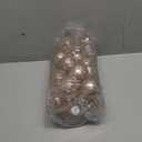 24ct Shatterproof Clear Christmas Ball Ornaments Decorative Xmas Baubles Delicate Balls Decorations (2.36''/60mm,Champagne) (Champgne)