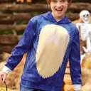 Unisex Kids Halloween Funny Hoodies Cute Print Pullover with Pocket 4-14 Years (L)