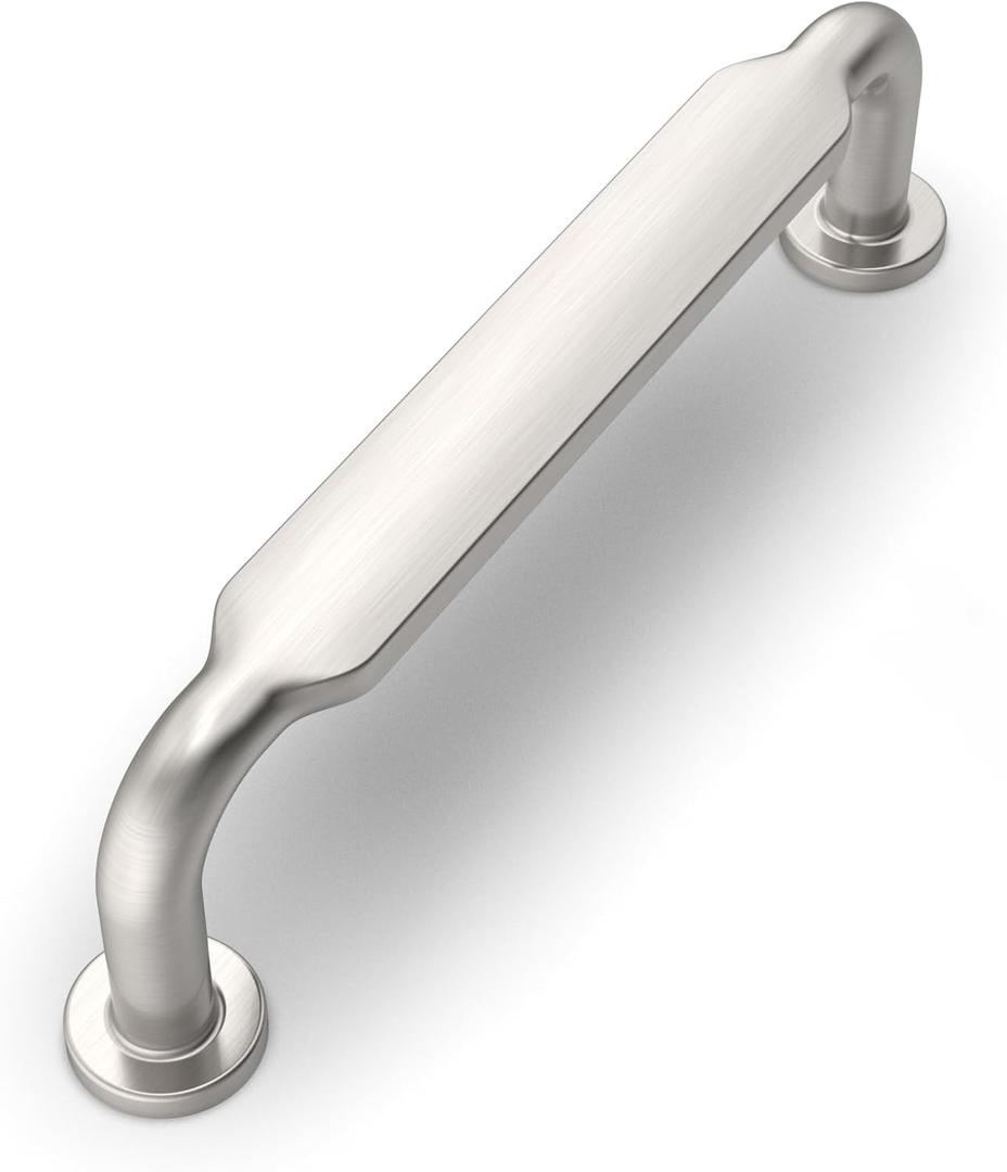 10 Pack 3.75 Inch(96mm) Kitchen Cabinet Handles Brushed Satin Nickel Cabinet Pulls Kitchen Cabinet Hardware Drawer Pulls for Cupboard