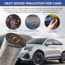 590mil Heat and Sound Deadening Foam Mat 21.5 Sqft 78inch x 39inch