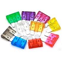 25 Pcs Standard Fuses Kit, Car Fuses Assortment Kit - Standard Size (3A 5A 7.5A 10A 15A 20A 25A 30A 35A) Automotive Blade Fuse for RV, Car, Truck, Marine, Boat, Motorcycle