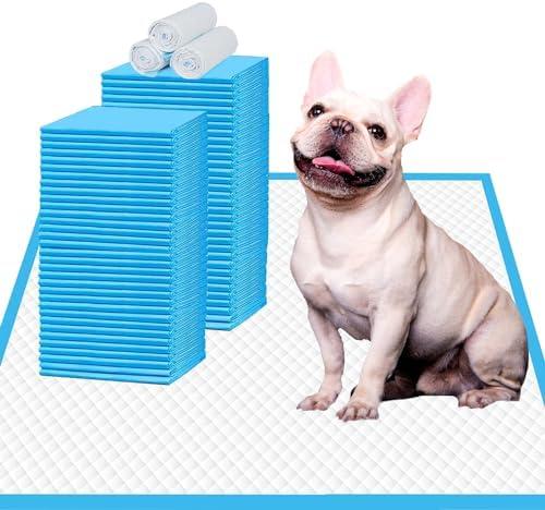 IMMCUTE Puppy Pee Pads 22"x23"-40Count | Dog Pee Training Pads Super Absorbent & Leak-Proof | Disposable Pet Piddle and Potty Pads for Puppies | Dogs | Doggie| Cats | Rabbits