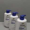 Dove Body Wash with Pump 3 Count Deep Moisture for 24hr Lotion-Soft Skin Moisture Moisturizing Skin Cleanser with No Sulfates No Parabens