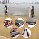 BasicGear Seine Net, 4-6ft x 5-50ft, Commercial and Recreational, 6' x 30'