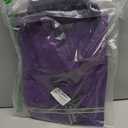 Mens Regular fit Solid Dress Shirts w/Convertible Cuffs (Purple)
