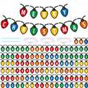 Kosiz 116 Pcs DIY Letter Custom Banner Customizable Banner Kit Merry Christmas Letter Garland Including 111 Letters Numbers 3 Rope 2 Threading Device for Christmas Holiday Party Home Classroom Decor