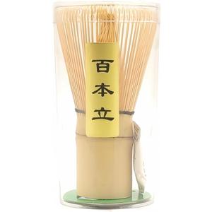 Matcha Whisk - Bamboo Whisk for Matcha Powder, Handcrafted Organic Traditional Japanese Chasen, 100-Prong Matcha Stirrer Wisk Mixer Brush for Authentic Tea Preparation