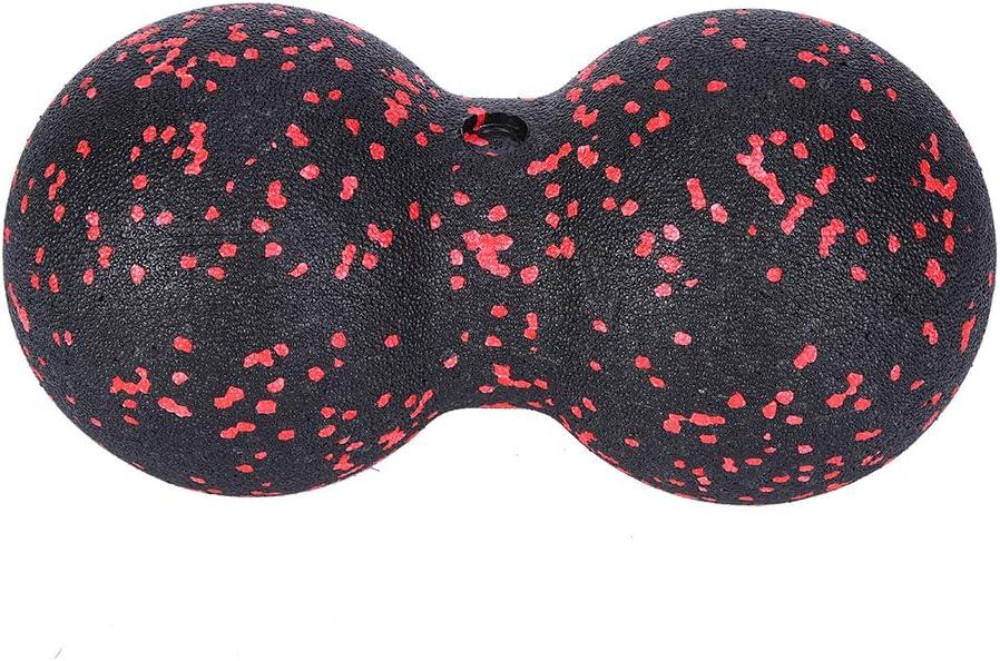 Peanut Massage Ball, 24x12cm Myofascial Release Acupoint Massage Deep Tissue Muscle Massage Back Leg Massage Roller Mobility Ball Double Ball for Daily Physical Therapy Yoga Therapy (Camouflage)