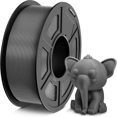 TECBEARS PETG Filament 1.75mm 1KG, 3D Printer Filament PETG, Strong Toughness, 1KG(330M) Filament High Precision, Dimensional Accuracy ±0.02mm,Gray