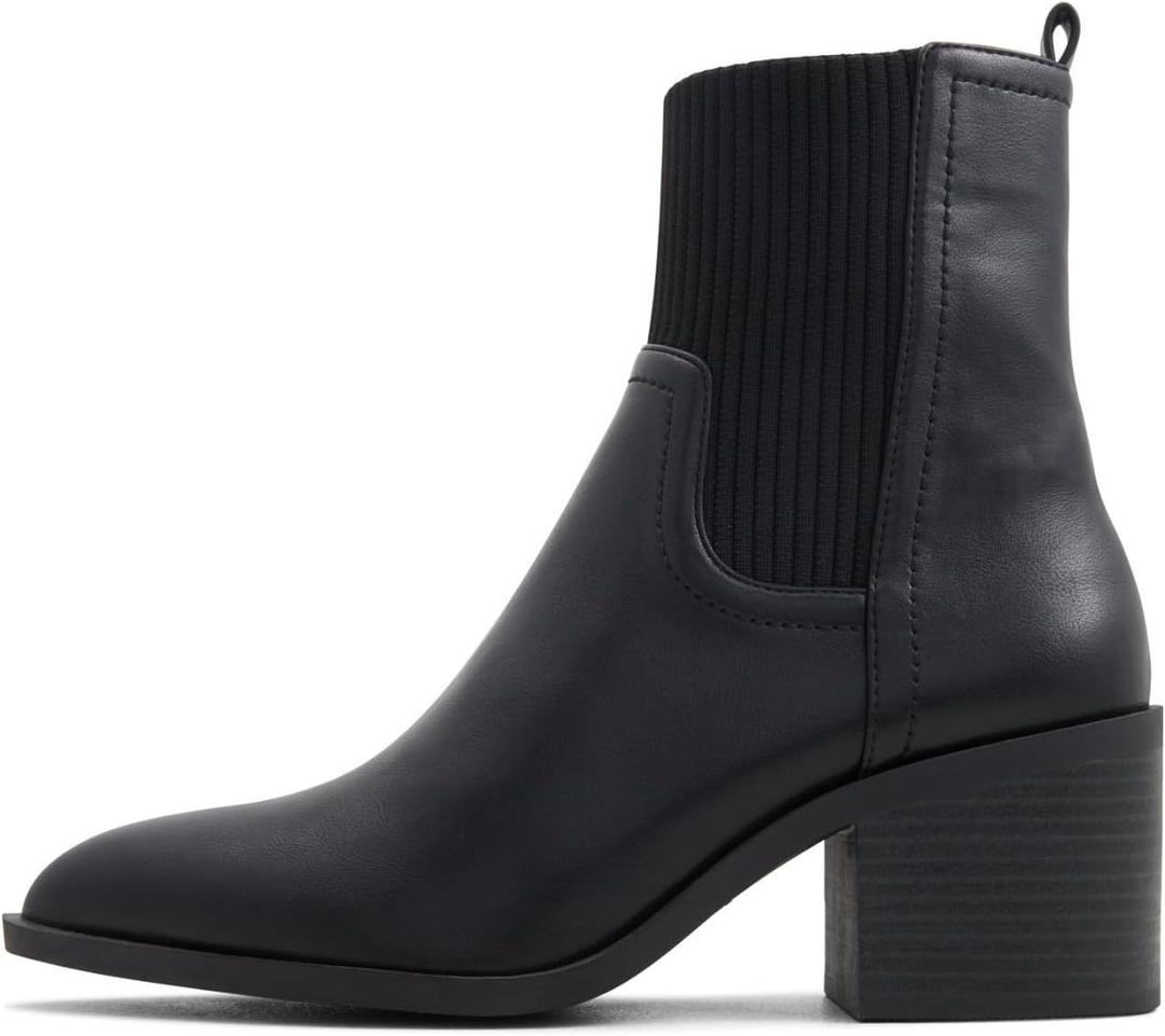 Call It Spring Women's Theronn Ankle Boot (6.5, Black)