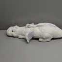 Pterosaur Stuffed Animal with Wings - Cute Soft Dinosaurs Plush Toys Little Flying Dragon Plushies Pillow Doll Christmas Birthday Gifts for Kids Boys Girls (White,35.43inch/90cm)