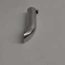 LCGP 3 Inch Inlet Turn Down Exhaust Tip, 3 Inch Inside Diameter Inlet, 12 Length Stainless Steel Turn Down Exhaust Pipe