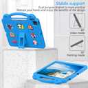 YRH Kids Case for iPad Air 13-in. M4/M3/M2 (2026/2025/2024), for iPad Pro 13-in. M5/M4 (2026/2024), for iPad Pro 12.9-in., Blue