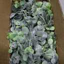 DearHouse Faux Eucalyptus Garland Plant, 2 Pack Artificial Vines Hanging Eucalyptus Leaves Greenery Garland for Wedding Backdrop Arch Wall Decor, 6 Feet/pcs UV Protected Indoor Outdoor