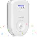 Air Purifiers Plug in Wall for Home, Small Odor EliminatorOzone Negative Ion Dual FunctionIonizer to Remove Smoke Pet Smell Portable Deodorizer Freshener Cleaner for Bedroom Bathroom Kitchen (White)