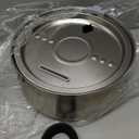 Stainless Steel Cat Water Fountain Automatic Drinking Fountain, Quiet Circulating Water Bowl, Dishwasher Safe, Indoor Pet Fountain for Hydrated Healthy Cats (Stainless Steel, 4L Corded)