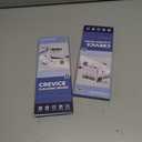 2 x Crevice Cleaning Brushes, Scrub Brush for Hard to Reach Small Space, Home Essentials, Cleaning Supplies, Cleaning Tools for Household Use, Bathroom, Shower, Kitchen, Toilet, Window (3, Red)