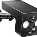 Solar Security Cameras Wireless Outdoor, 2K Battery Powered, Cloud/SD Storage, Built-in Solar, IP65 Waterproof, AI Motion, Color Night Vision, Outside WiFi Cameras for Home Security