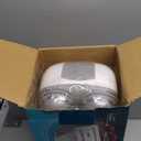 Homedics Back Massager - Heated Automatic Percussion Back, Body and Neck Massager with Dual Pivoting Heads, Interchangeable Nodes, for Shoulders, Legs and Feet, White (1 Count (Pack of 1))