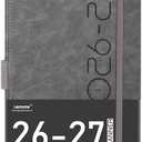 Planner 2026-2027 - Weekly & Monthly 2026-2027 Planner with Pen Loop, Jul 2026 - Jun 2027, to Achieve Your Goals & Improve Productivity, Thick Paper, 40 Note Pages, Inner Pocket, 5.75" x 8.25" - Grey