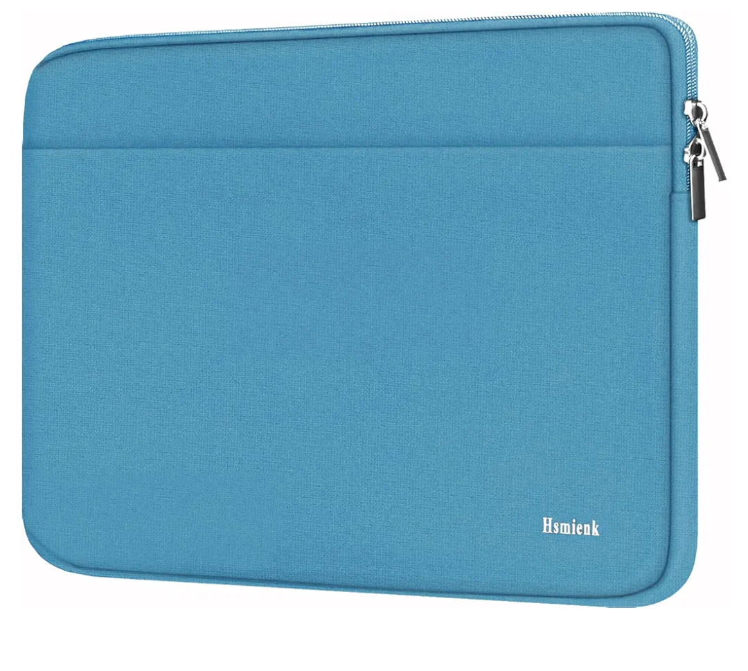 Laptop Sleeve Bag, 15.6 inch Computer Case Shockproof Protective Notebook Case with Accessory Pocket, Briefcase Carrying Laptop Sleeve for 15.6" HP, ASUS, Dell, Lenovo, Acer -Sky Blue