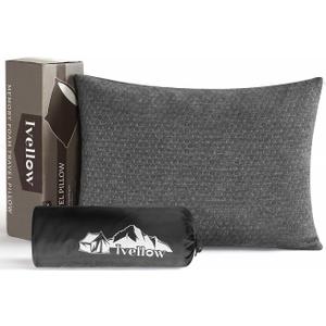 Ivellow Memory Foam Travel Pillow Compressible Camping Pillow for Sleeping Shredded Memory Foam Pillow Compact Firm Supportive Travel Pillow for Adults Kids Outdoor Backpacking Hiking Essential Gear-L (L-16 Inchx23 Inch, Grey) Ivellow Memory Foam Travel Pillow Compressible Camping Pillow for Sleeping Shredded Memory Foam Pillow Compact Firm Supportive Travel Pillow for Adults Kids Outdoor Backpacking Hiking Essential Gear-L (L-16 Inchx23 Inch, Grey)