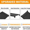 Upgraded WB31X24738 WB31X49806 Griddle Replacement Parts for GE Gas Stove Cast Iron Griddle Plate WB31X24998 General Electric Range StoveTop Cooktop Center Griddle Stove Burner Middle Flat Top Pan