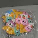 Gemscream 24 Pcs Plush Ice Cream Cones Toys, 4 Styles, Soft and Cuddly Soft Stuffed Toys, Plush Party Supplies, Cute Ice Cream Theme Decorations and Supplies
