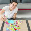 Watersay 40 Set DIY Hanukkah Suncatcher Craft Chanukah Paper Suncatchers Crafts Stained Glass Effect Paper Star of David Jewish Menorah Suncatcher Crafts for Window Art Classroom Art Decor