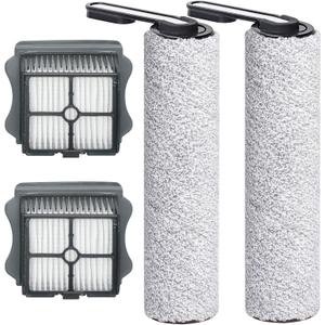 Floor One S5 Replacement Brush Roller and HEPA Filter for Tineco Floor ONE S5 & S5 PRO 2 Cordless Wet Dry Vacuum Cleaner, Replacement Roll Parts for Tineco cleaning solution refill