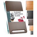 Ibyx Elegant Sliding Tray for Your Coffee Maker & Heavy Kitchen Appliances - Sturdy, Slides Easily from Under The Cabinet (Brown, 7.5”W x 14.5”D)