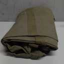 DoYiKe Extra Large Canvas Travel Duffle Bag Heavy Duty, Sports Military Camping Tent Travel Storage (Army Green Top-Opening)