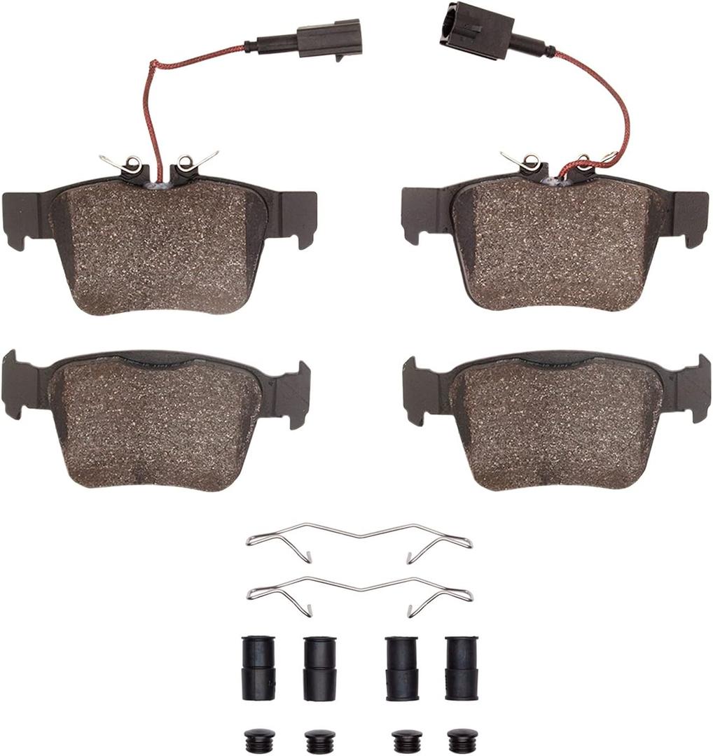 Dynamic Friction Company 5000 Advanced Brake Pads - Ceramic and Hardware Kit