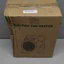 Greenhouse Heater with Digital Thermostat, 1500W Electric Outdoor Heaters for Patio, Fast Heating, Overheat Protection, Dustproof Design for Grow Tent, Green House, Flower Room, Black-Yellow