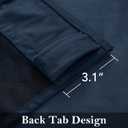 StangH Blue Blackout Curtains 108 inches Long, Modern Decor Back Tab Room Darkening Privacy Protect Velvet Curtains for Dining Room Bedroom, W52 x L108 inches, 2 Panels