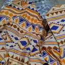 Blueweenly 2 Pack Inflatable Pool Float for Adult Adjustable Hammock Float Chair Fabric Pool Lounge Chairs Blow up Water Chairs Rafts for Summer Swimming Party Fun(Blue, Orange, Bohemia)