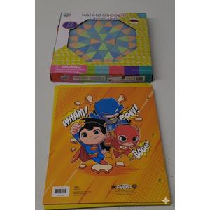 72pc Jumbo Kaleidoscope Chalk, Lam Paper Portfolio 4Pcs