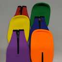 Blank Neoprene Zipper Beer Bottle with Opener Coolie Variety Color Packs