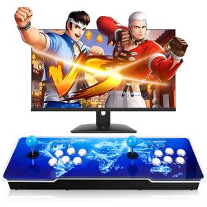 2025 Upgraded Arcade Console, Pandora Box,WiFi Download Games, Built in 36,800 Games,PSP/DC/N64 Simulators,3D Game, 4K HDMI Output, Suitable for TV/PC/Projector, 256GB TF Card, Retro Game Console