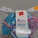 Hanes Ultimate Girls' Underwear, Pure Comfort Organic 100% Cotton Panties, Briefs & Hipsters, 8-Pack (Hipster - Pink Blue Solids & Patterns)