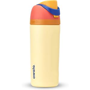 Owala Kids FreeSip Insulated Stainless Steel Water Bottle with Straw for Sports, Travel, and School, BPA-Free Sports Water Bottle, 16 oz, Misty Horizon