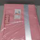 Fireproof File Box with Lock, Document Box Storage Organizer, Suitable for Hanging File Folders in Letter Size, Collapsible File Box, Reflective Strip for Fast Find (12.2"*6"*10.2, Pink)
