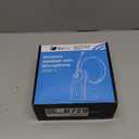 Earbay Wireless Headset with Microphone, Single-Ear Bluetooth Headset with Microphone Noise Cancelling & Mute Function, Wireless Headphones with Charging Base & USB Dongle for Work, Gold 