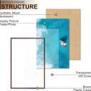 Brown 28x40 Picture Frame Lightweight yet Durable Frame Wall Hanging