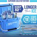 Rapid Performance Reusable Ice Packs for Coolers or Lunch Box | 4 Pack | Cold for Up to 12 Hours | Ice Packs for Cooler, Long Lasting for Camping, Beach