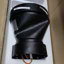 TCL 52" Ceiling Fan with Lights, Black Flush Mount Ceiling Fans with Remote Control, 6 Speeds DC Reversible, Dimmable, Noiseless, Low Profile Ceiling Fans for Bedroom