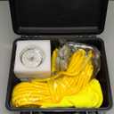 1320LBs Complete Magnet Fishing Kit | Double Sided Fishing Magnet Kit with Case | Includes Strong Neodymium N52 Magnets, Durable 65ft Rope, Carabiner, Gloves, Grappling Hook & Carry Case