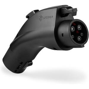 Lectron Tesla to J1772 EV Charging Adapter  NACS Converter, 48 Amp & 250V, Compatible with Tesla High Powered Connectors, Destination Chargers & Mobile Connectors for J1772 Electric Vehicles (Black) Lectron Tesla to J1772 EV Charging Adapter  NACS Converter, 48 Amp & 250V, Compatible with Tesla High Powered Connectors, Destination Chargers & Mobile Connectors for J1772 Electric Vehicles (Black)