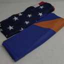 American and Arizona Flag Set 3x5 for Outdoors - Embroidered 210D Nylon Flags with Brass Grommets - 2 Pack