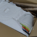 FOLKSMATE LED Floor Lamp, Medusa Multi Head Modern Tall Standing Lamps, Adjustable Corner Reading Floor Light for Living Room, Bedroom, Kids Room, White and Colored Lampshades, Brass Gold